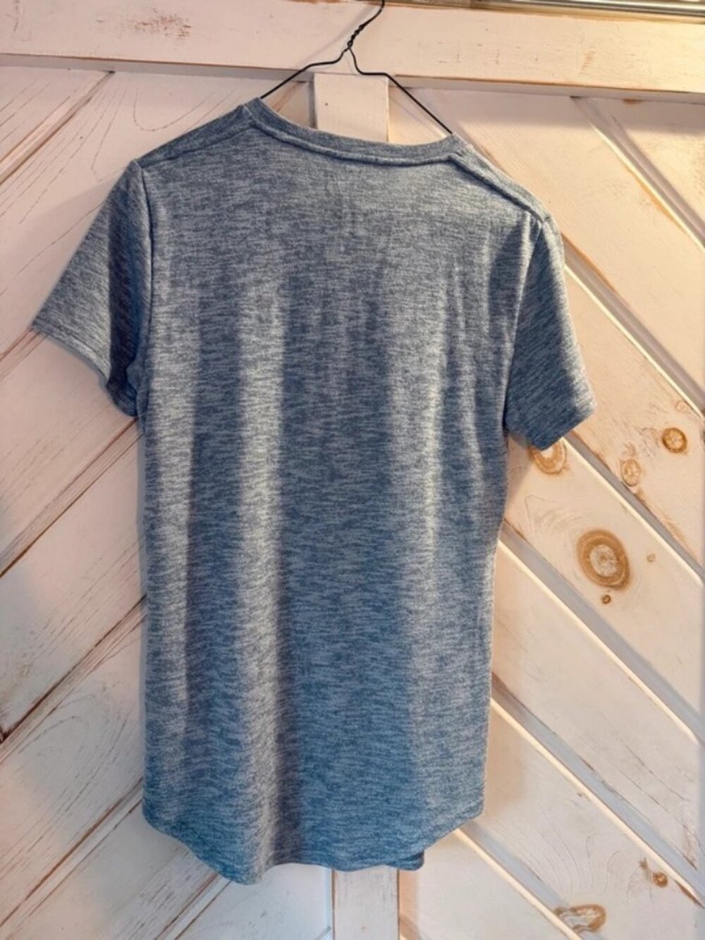 Hollister Gray Heather Embroidered Logo T-Shirt Mens XS